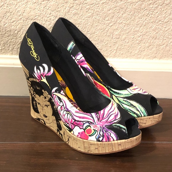 Ed Hardy Shoes - Ed Hardy Wedges